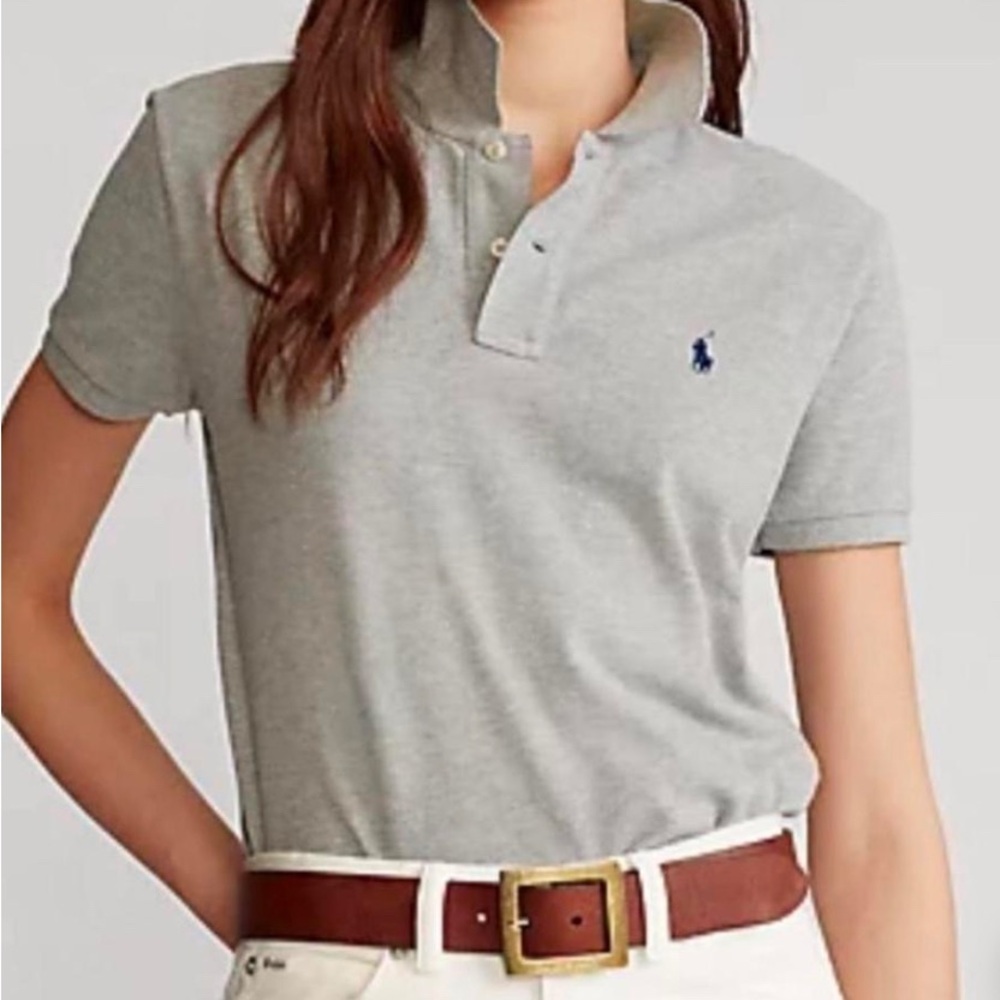 Polo Ralph Lauren Gray Polo Shirt. Size Small.